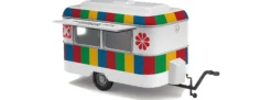 BUSCH 51762 Nagetusch Konsum Anhänger | Baujahr 1972 | Modellauto 1:87