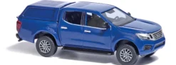 BUSCH 53705 Nissan Navara mit Hardtop blau Automodell 1:87