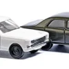 BUSCH 8333 2 Opel Rekord Polizei + Feldjäger Blaulichtmodelle 1:160