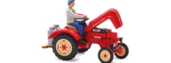 BUSCH 50013 Porsche Junior K mit Bäuerin | Landwirtschaftsmodell 1:87