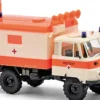 BUSCH 50255 Robur LO 2002 A DRK Frankenthal 1983 | Blaulichtmodell 1:87