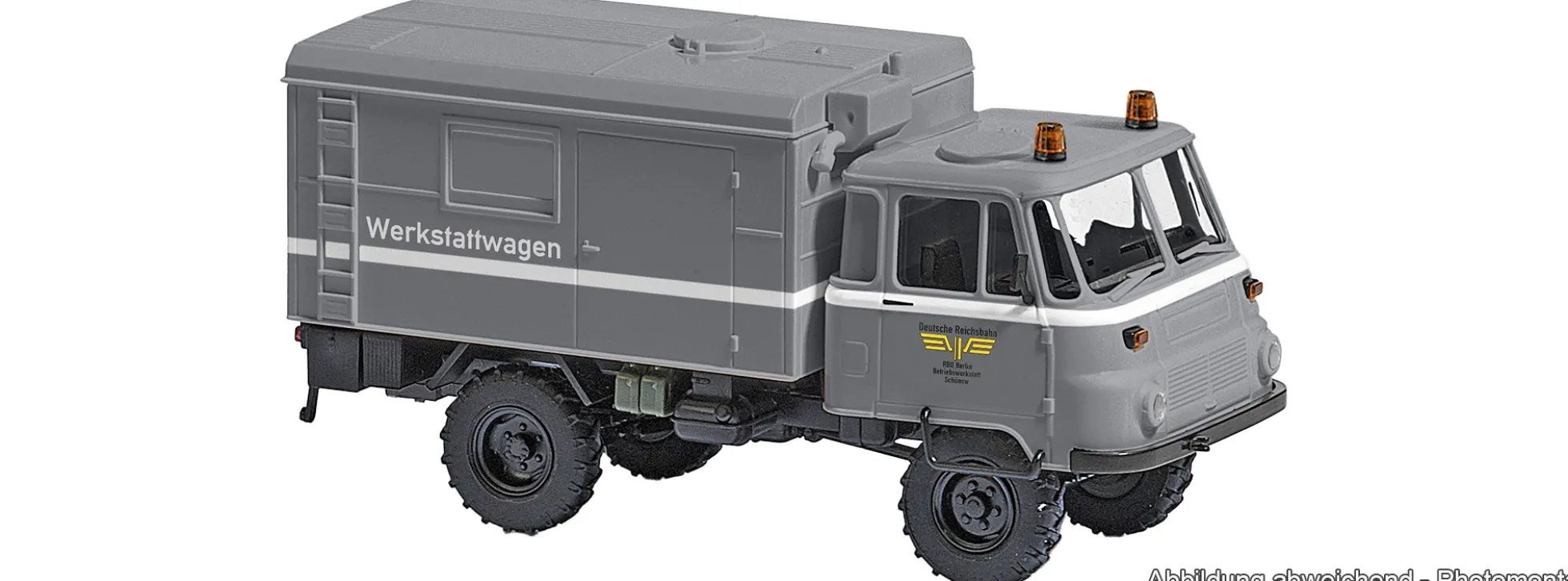 BUSCH 50257 Robur LO 2002 A Werkstattwagen DR | LKW-Modell 1:87