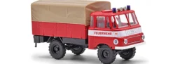 BUSCH 51659 Robur LO 1801 FFW Auerbach mit Bauchbinde | Blaulichtmodell 1:87