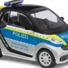 BUSCH 46183 Smart Fortwo Coupe 12 Polizei Bochum 2012 | Blaulichtmodell 1:87