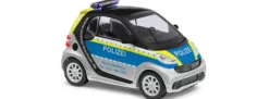 BUSCH 46183 Smart Fortwo Coupe 12 Polizei Bochum 2012 | Blaulichtmodell 1:87