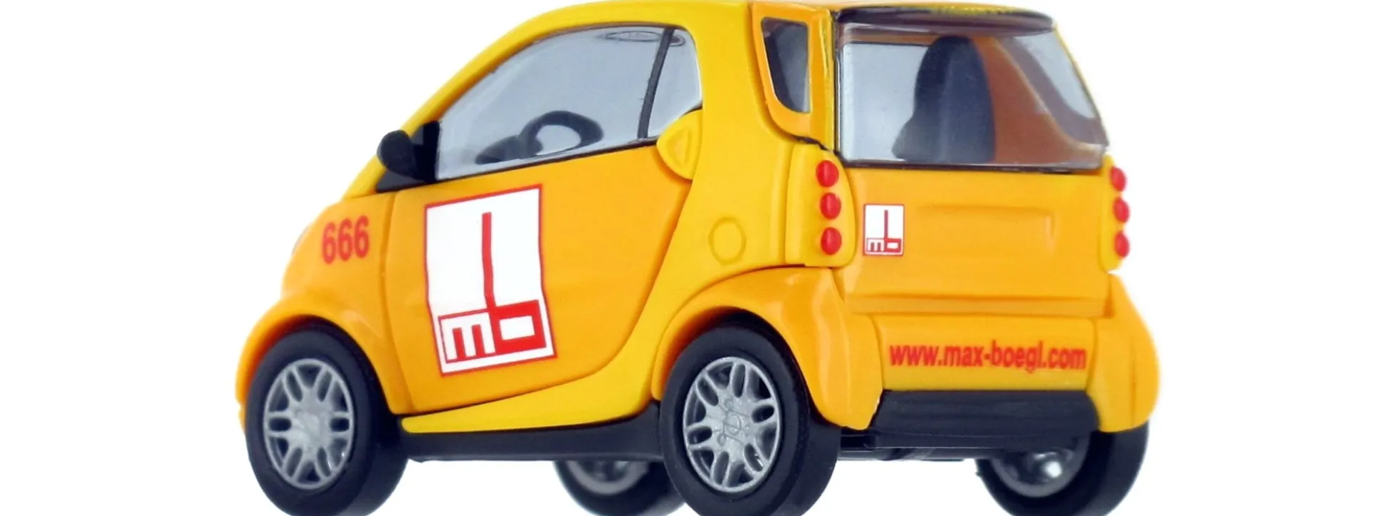 BUSCH 48900-182 Smart Fortwo Max Bögl | Modellauto 1:87