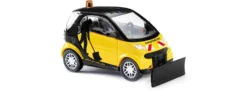 BUSCH 46148 Smart Fortwo 2007 mit Schneeschieber Automodell 1:87