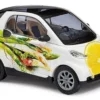 BUSCH 46131 Smart Fortwo 07 | Spargel | Modellauto 1:87