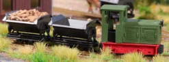 BUSCH 12022 Start-Set Feldbahn mit Ns2 Diesellok | analog | Spur H0f