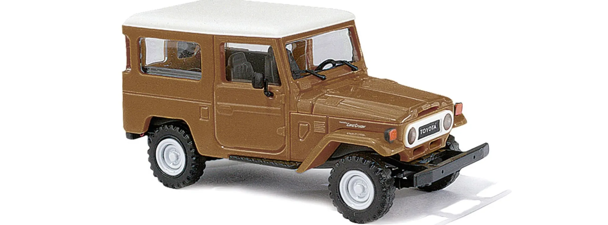 BUSCH 43035 Toyota Land Cruiser J4, braun | Modellauto 1:87
