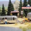 BUSCH 1054 Trailer Park Bausatz 1:87