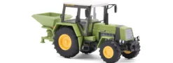 BUSCH 50424 Traktor Fortschritt ZT 323 A Düngemittelstreuer grün 1984 | Landwirtschaftsmodell 1:87