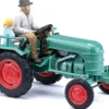 BUSCH 40072 Traktor Kramer KL 11 mit Bauer und Kind | Traktormodell 1:87