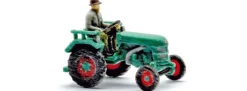 BUSCH 8357 Traktor Kramer mit Bauer | Landwirtschaftsmodell 1:160