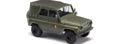 BUSCH 52112 UAZ 469 NVA mit Nachtsicht SW | Militärmodell 1:87