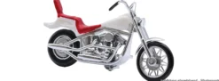 BUSCH 40154 US-Motorrad - weiß | Motorradmodell 1:87
