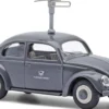 BUSCH 52917 VW Käfer Brezelfenster Funkmesswagen DBP grau | Modellauto 1:87
