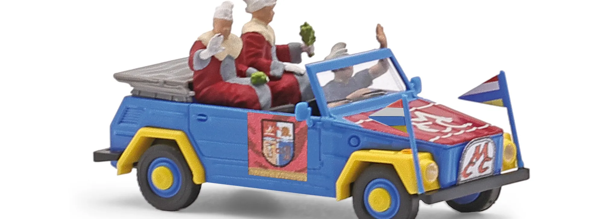 BUSCH 52730 VW 181 Kurierwagen Fastnacht Mainz Automodell 1:87