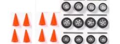BUSCH 49956 Zubehör-Set | Rennsport | Umbausatz Spur H0