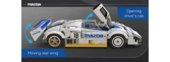CaDA C55029 Mazda 787B weiß | Auto Baukasten 1:24