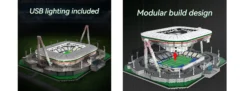 CaDA C66021W Allianz Stadion Juventus Turin | LED Beleuchtung | Gebäude Bausatz 1:410