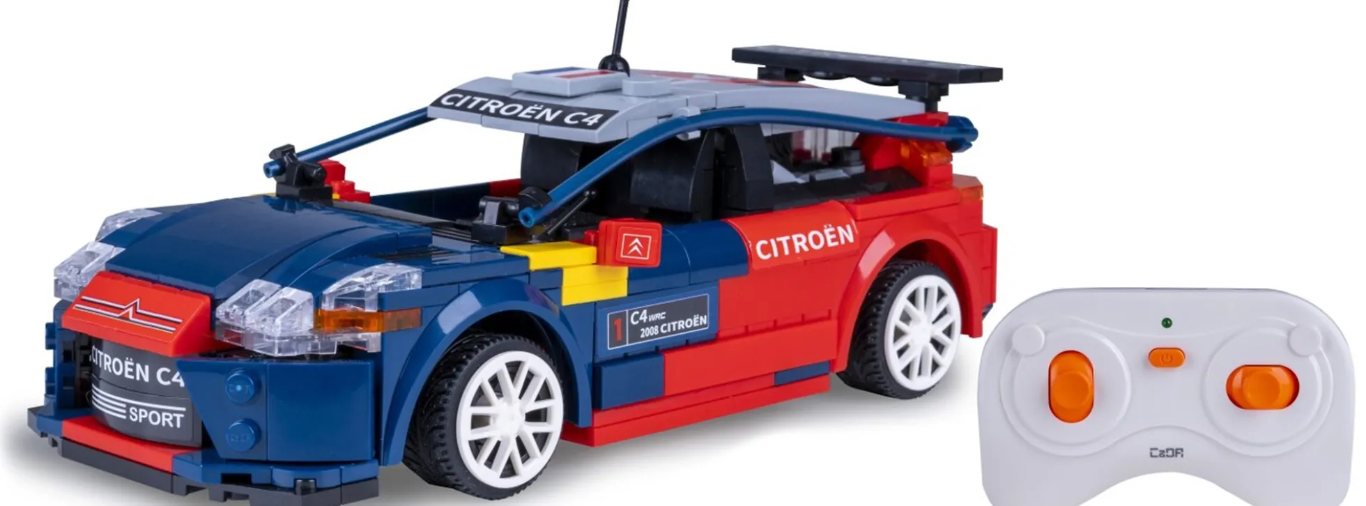 CaDA C51078W Citroen C4 2008 WRC | Auto Baukasten 1:20