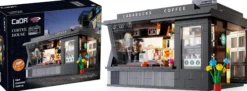 CaDA C66005W Coffee House Cadabucks | LED | Gebäude Baukasten 1:30