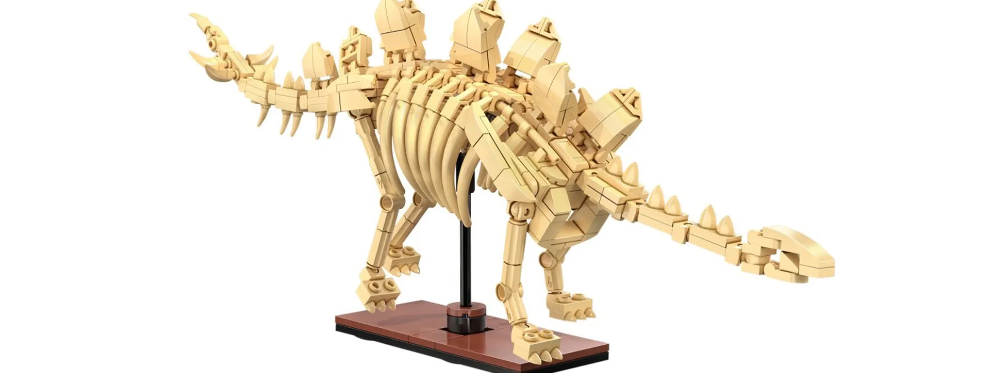 CaDA C59012W Dinosaurier Fossil Stegosaurus Bricks | Dino Baukasten