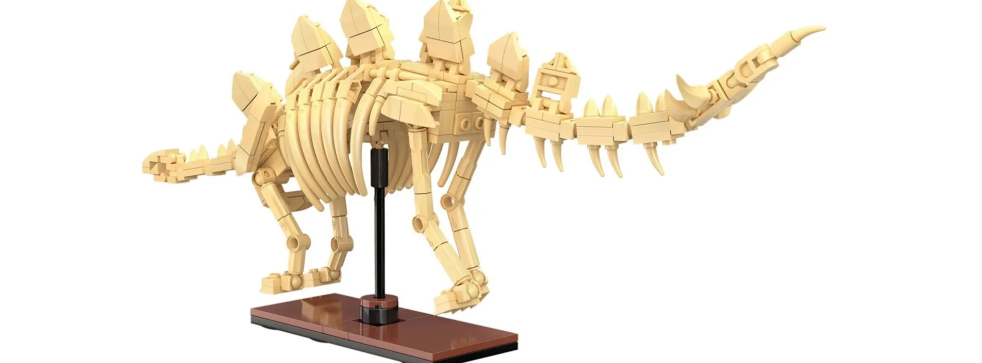 CaDA C59012W Dinosaurier Fossil Stegosaurus Bricks | Dino Baukasten