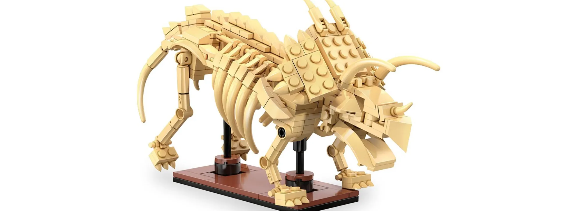 CaDA C59013W Dinosaurier Fossil Triceratops Bricks | Dino Baukasten