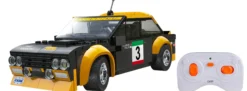 CaDA C51092W Fiat Abarth 131 schwarz | Auto Baukasten 1:20
