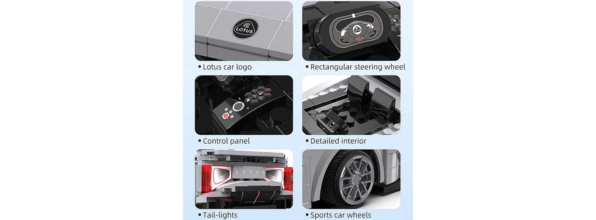 CaDA C51071W Lotus Evi grau | 2.4GHz | RC Auto Baukasten 1:18