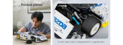 CaDA C63007W Mazda 787B weiß | Auto Baukasten 1:10