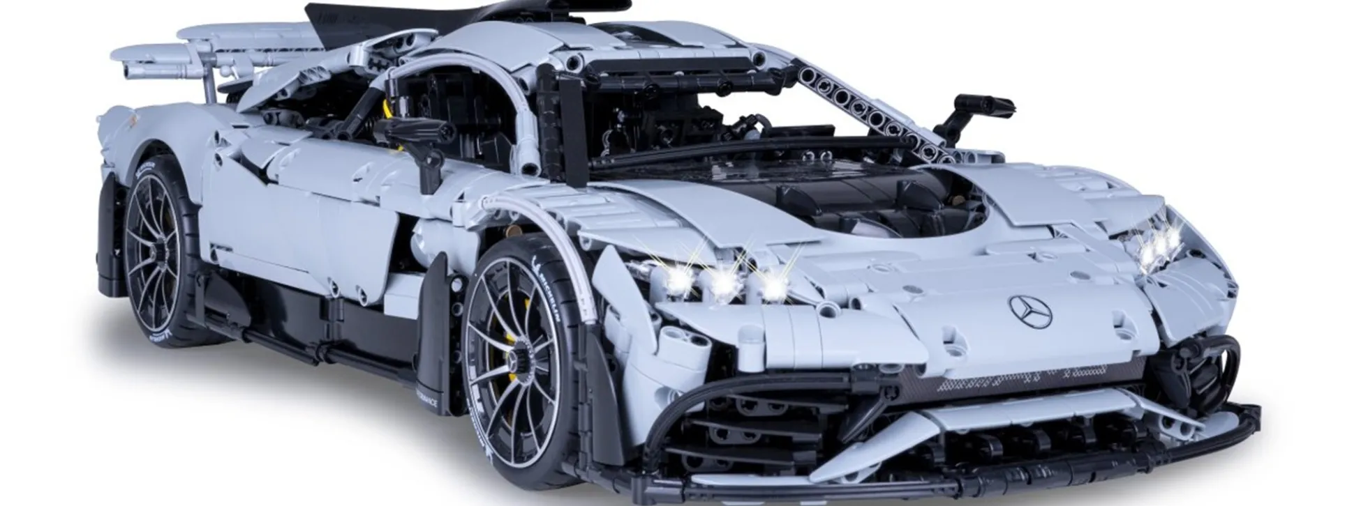 CaDA C61503W Mercedes-Benz AMG ONE grau | 2,4 GHz | Auto Baukasten 1:8