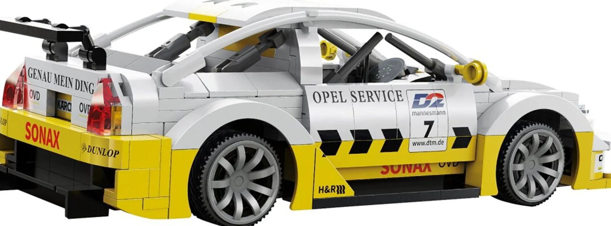 CaDA C51081W Opel Astra V8 Coupe weiß | Auto Baukasten 1:20