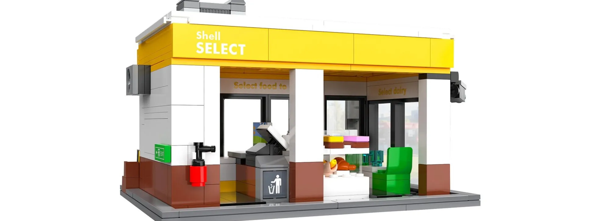 CaDA C66027W Shell Select | Gebäude Baukasten