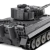 CaDA C61071W Tiger I grau Bricks | 2,4GHz | Panzer Baukasten 1:35