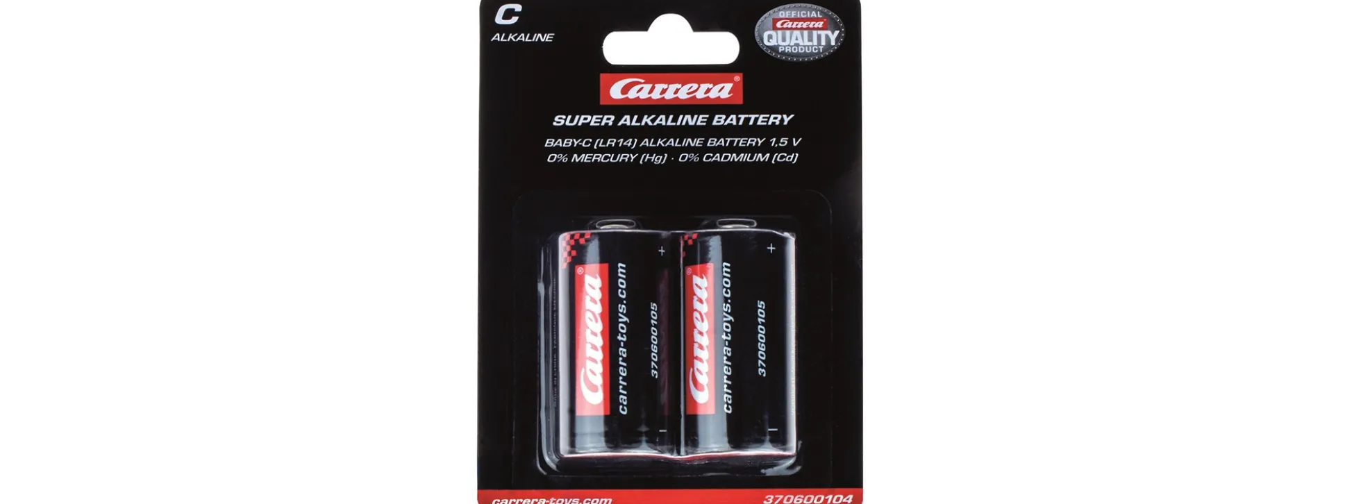Carrera 370600104 Batterien Typ C LR14 Baby | Alkaline | 2 Stück