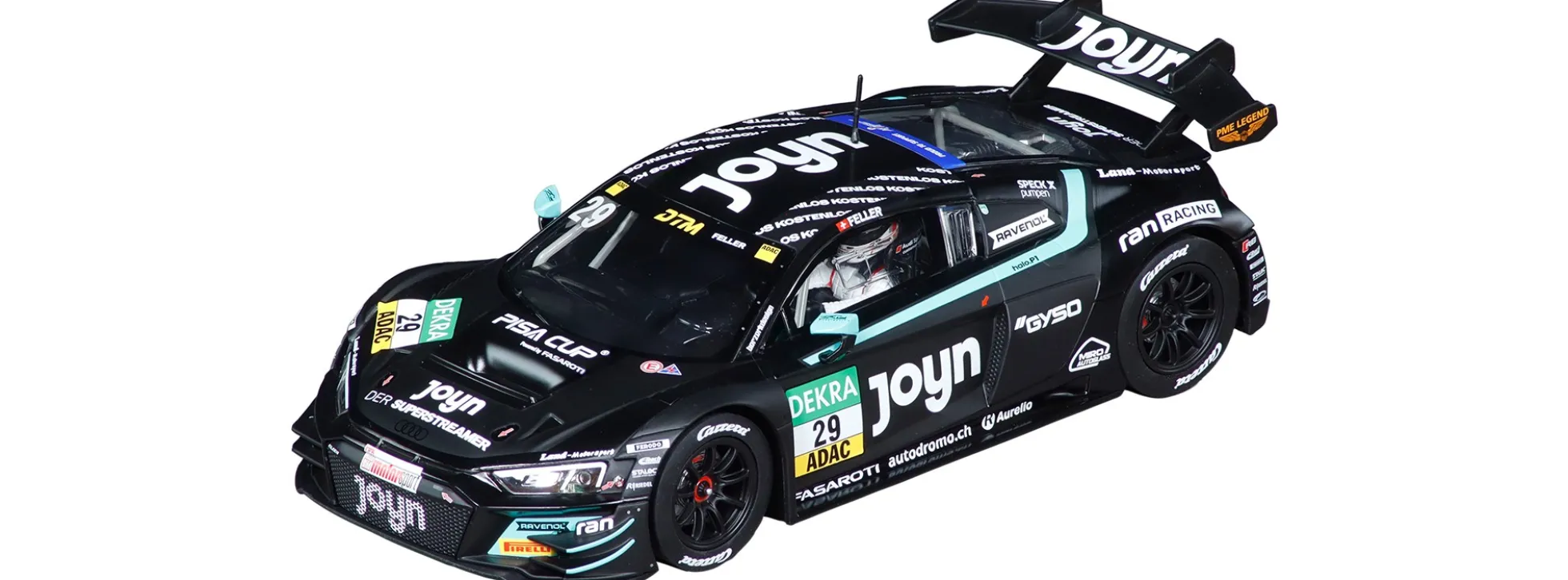 Carrera 24014 Digital 124 Audi R8 LMS GT3 evo II | Land Motorsport No. 29 | Slot Car 1:24