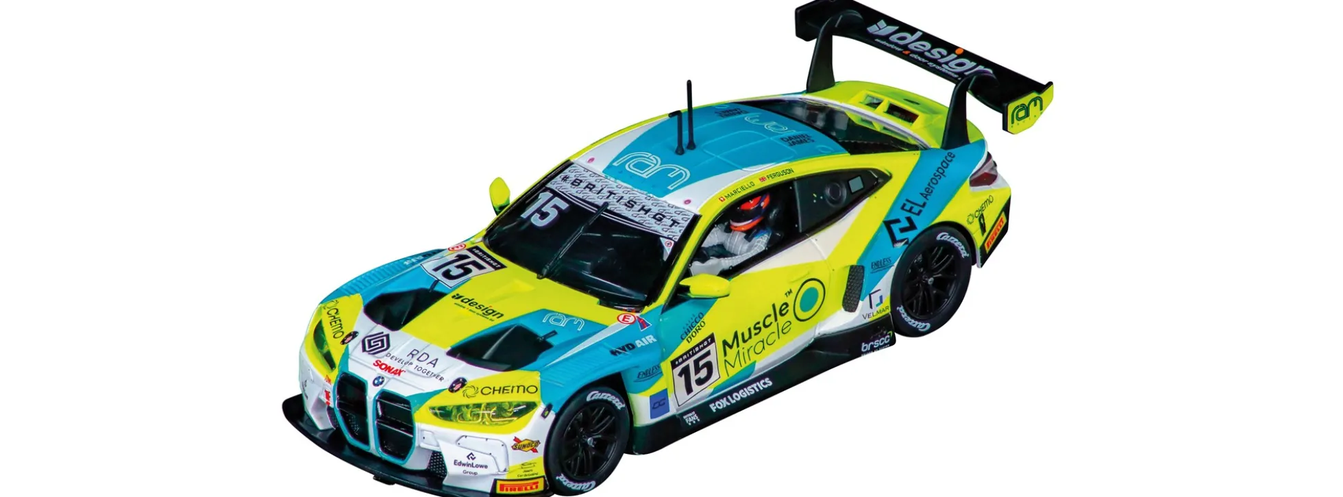 Carrera 32078 Digital 132 BMW M4 GT3 | RAM Racing No. 15 | Slot Car 1:32