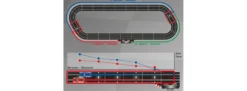 Carrera 30371 Digital 132/124 Check Lane | für Sektorenmessung | Slot-Bahn Zubehör