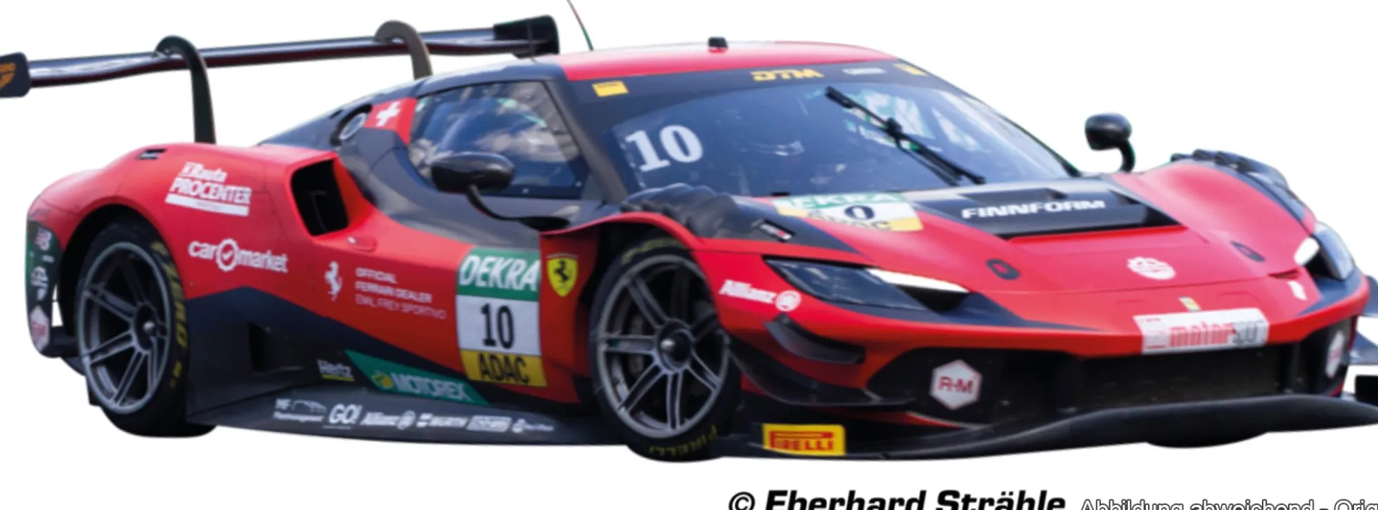 Carrera 32136 Digital 132 Ferrari 296 GT3 | Emil Frey Racing No. 10 | Slot Car 1:32