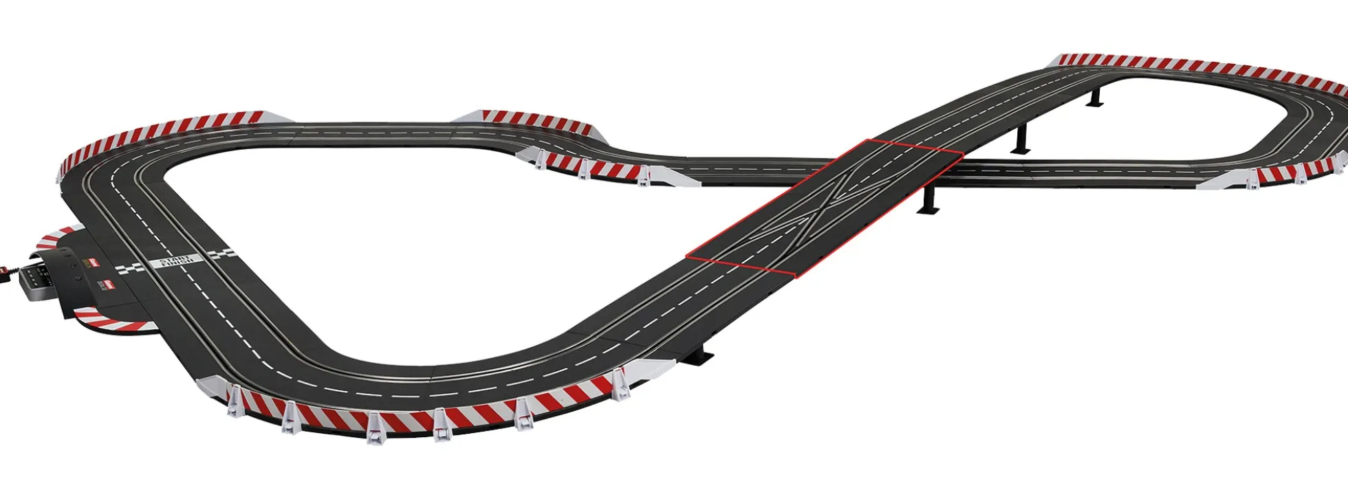 Carrera 30045 Digital 132 Full Throttle | WIRELESS 2.0 | Autorennbahn Grundpackung 1:32