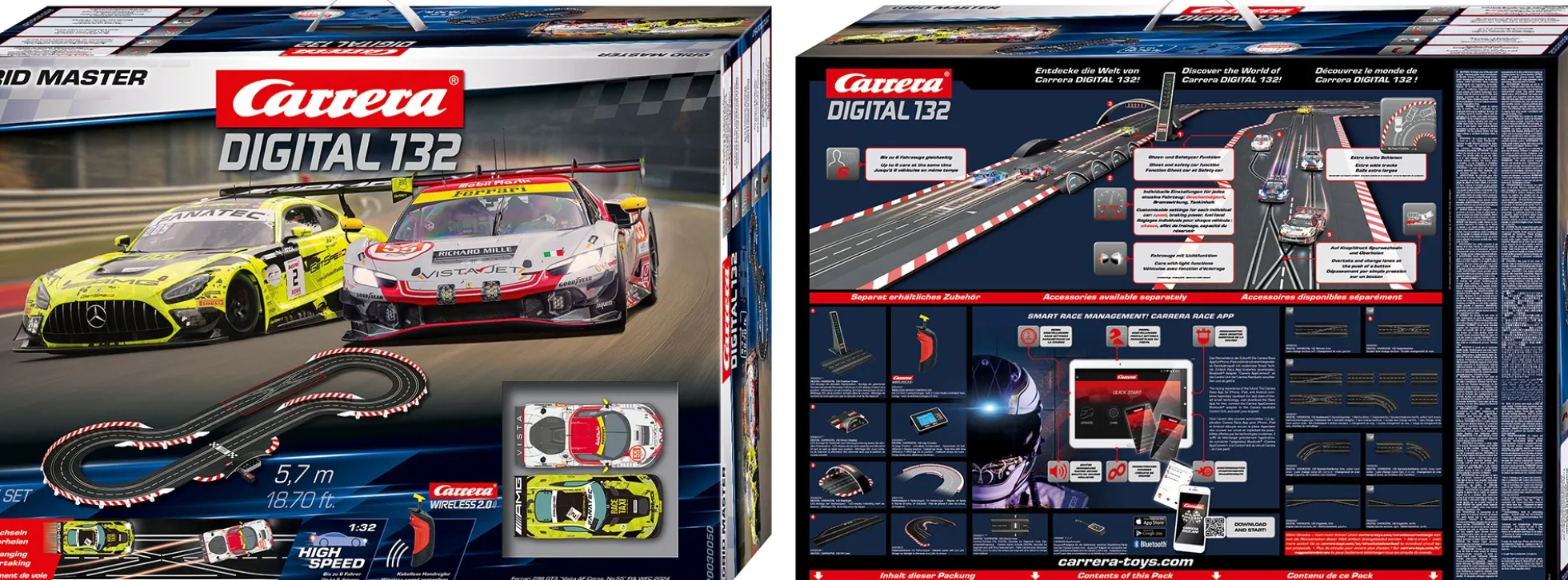 Carrera 30050 Digital 132 Grid Master | WIRELESS 2.0 | Autorennbahn Grundpackung 1:32