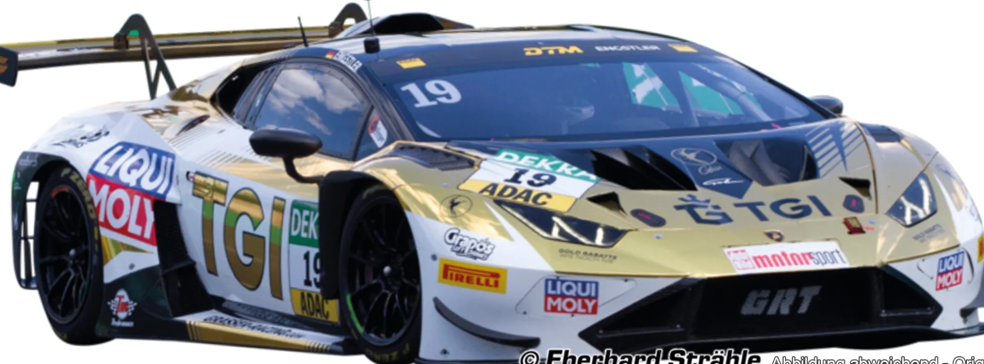 Carrera 24019 Digital 124 Lamborghini Huracan GT3 Evo2 | GRT Grasser No. 19 | Slot Car 1:24