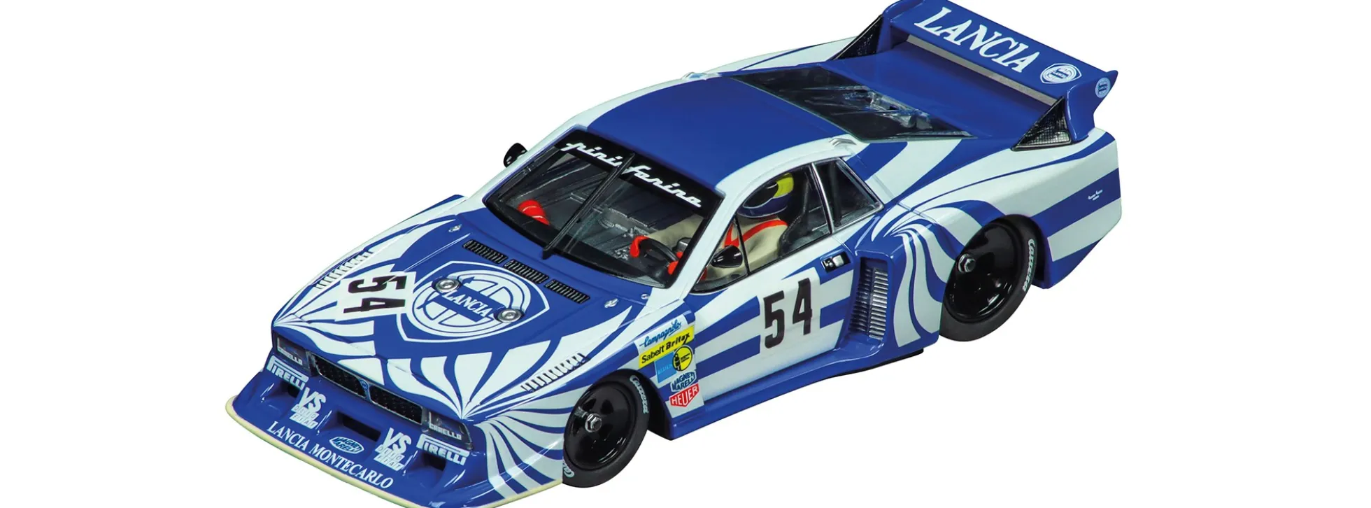 Carrera 32030 Digital 132 Lancia Beta Montecarlo Turbo | No.54 6h Silverstone 1980 | Slot Car 1:32