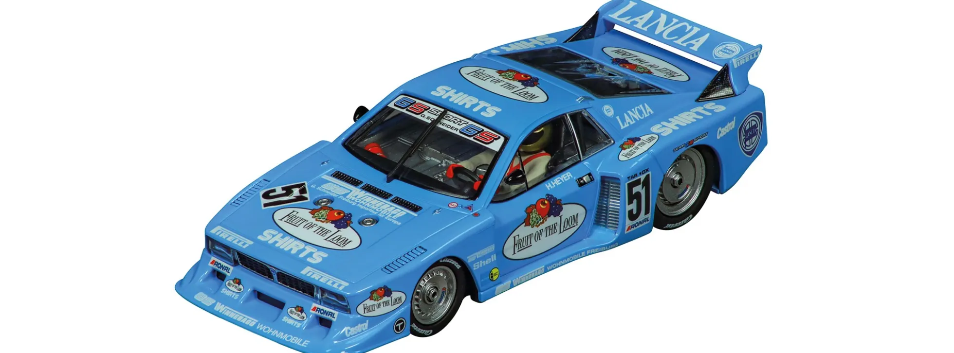 Carrera 32029 Digital 132 Lancia Beta Montecarlo Turbo | Fruit of the Loom No.51 | Slot Car 1:32