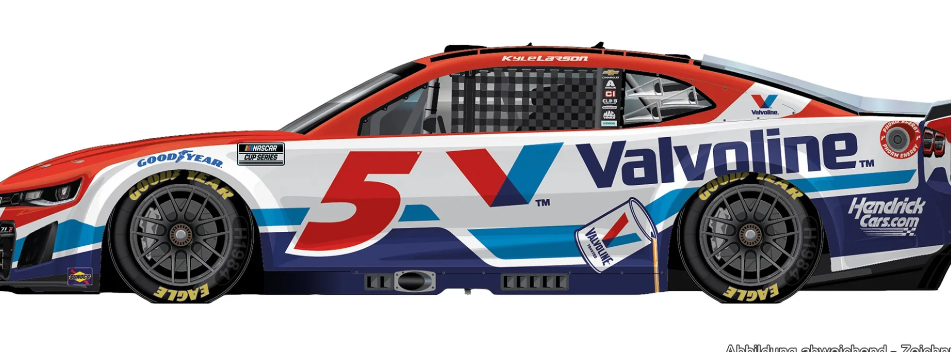 Carrera 32139 Digital 132 NASCAR Camaro NextGen ZL1 | Hendrick MS K. Larson No. 5 | Slot Car 1:32