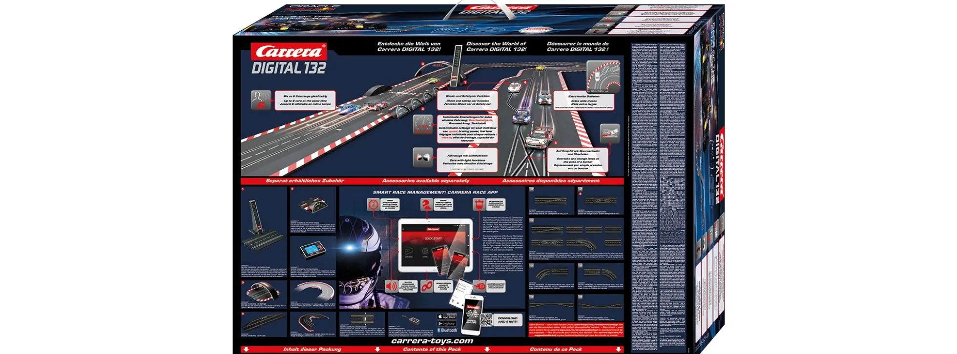 Carrera 30048 Digital 132 Race Of The Champions | WIRELESS 2.0 | Autorennbahn Grundpackung 1:32
