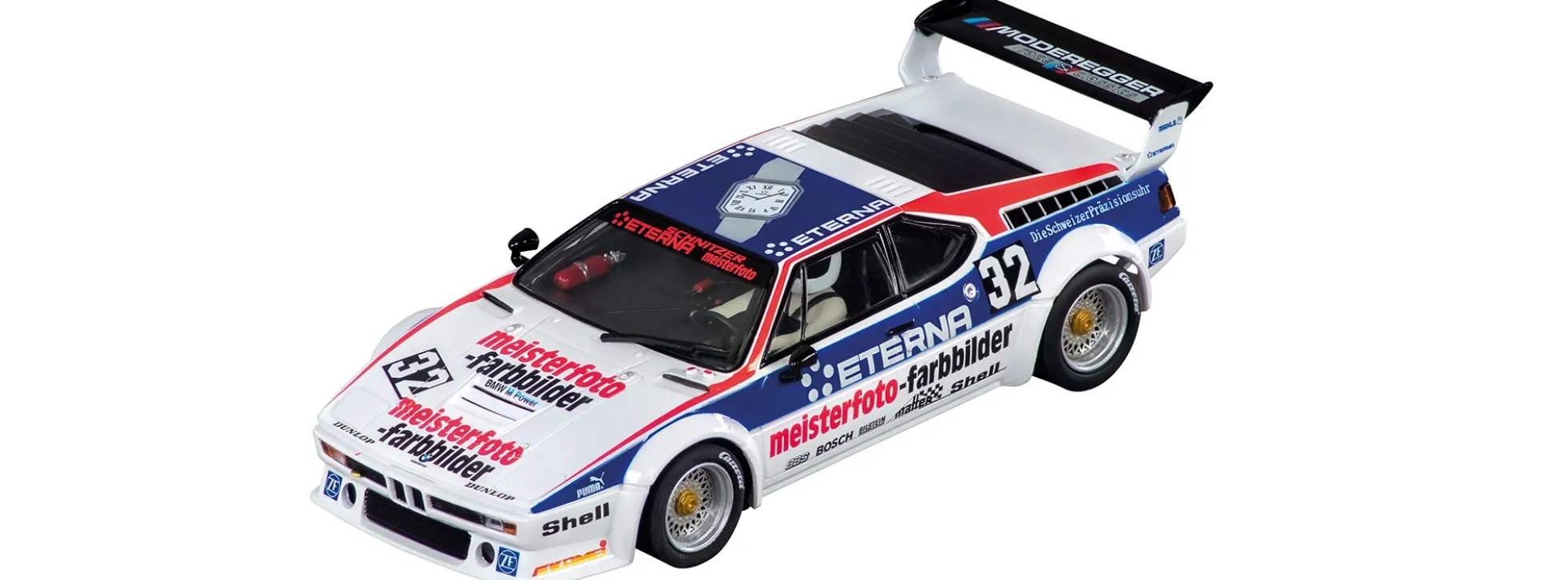 Carrera 27833 Evolution BMW M1 Procar | Moderegger Race and Classics No. 32 | Slot Car 1:32